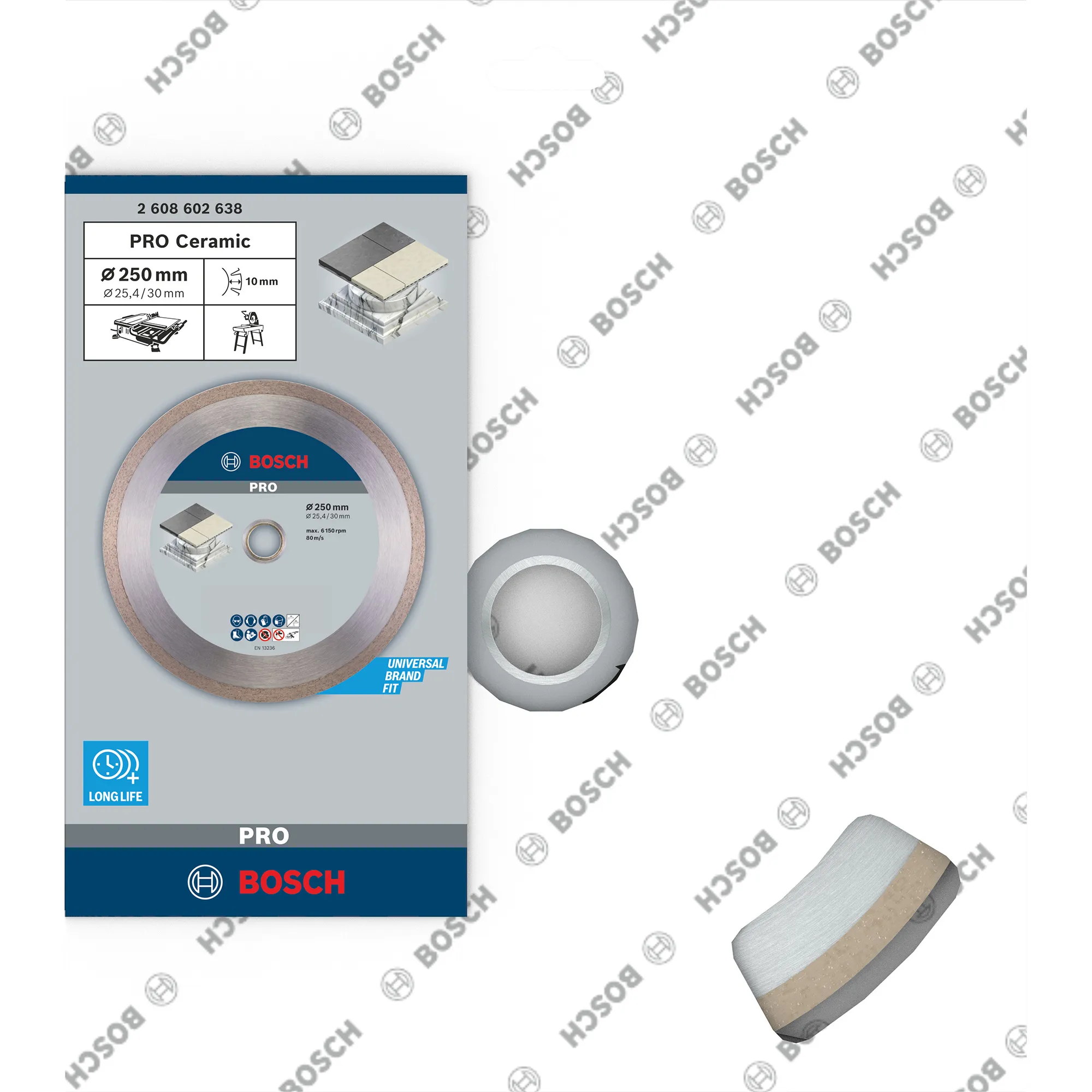 2 608 602 638 lama circolare 25 cm 1 pz - immagine 1