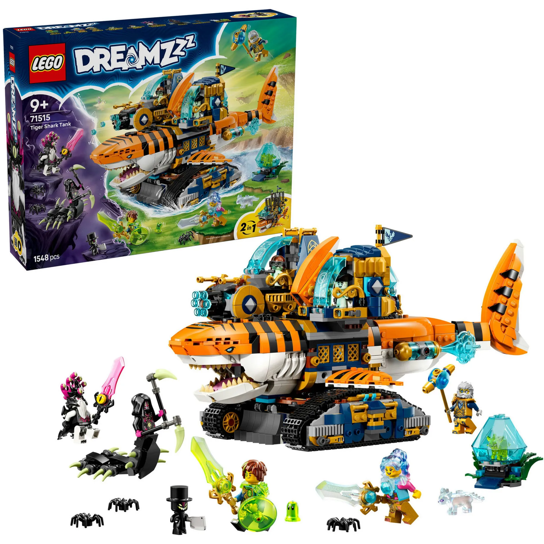 DREAMZzz Veicolo squalo tigre, Giochi di costruzione - immagine 1