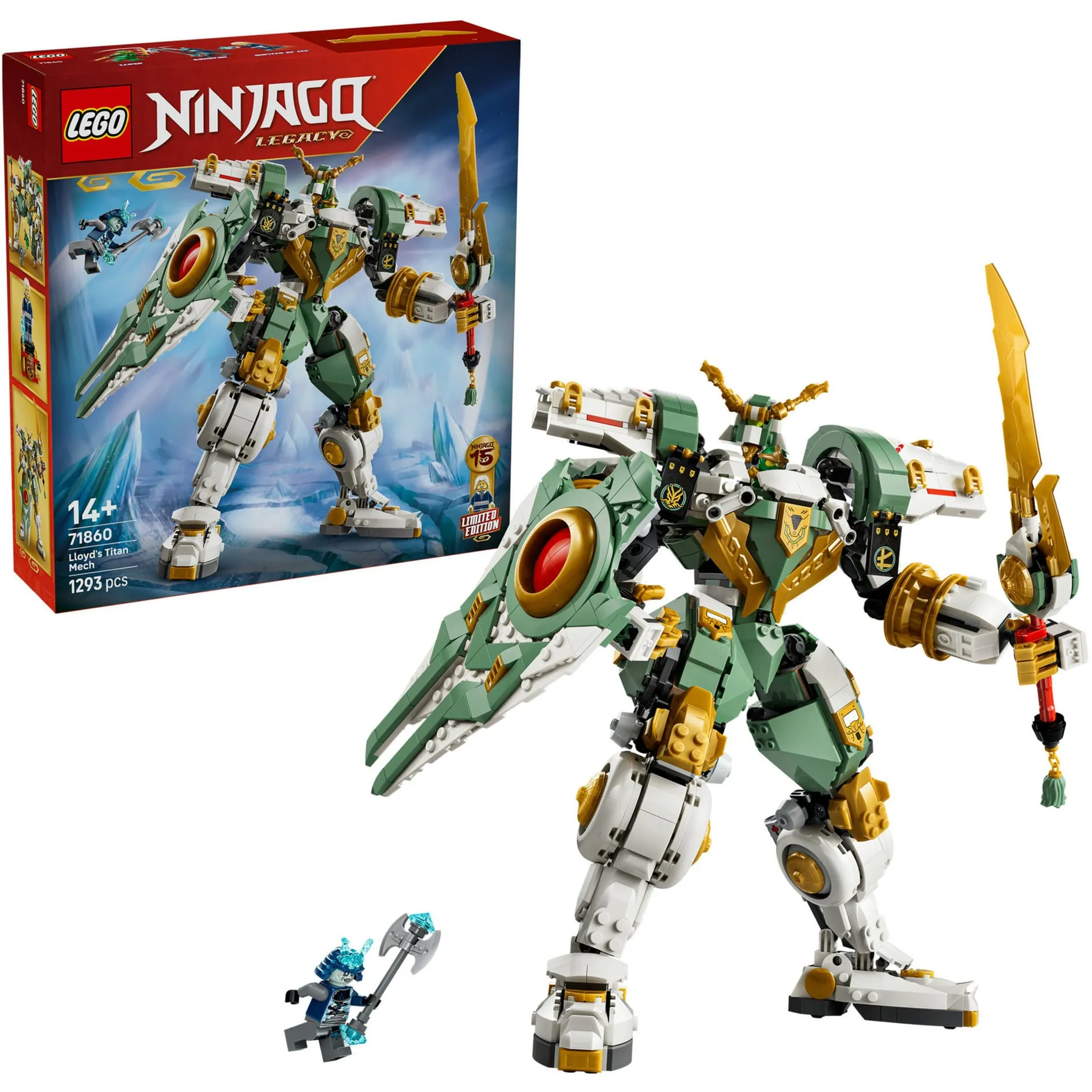 Ninjago 15° Anniversario: Titan-Mech di Lloyd, Giochi di costruzione - immagine 1