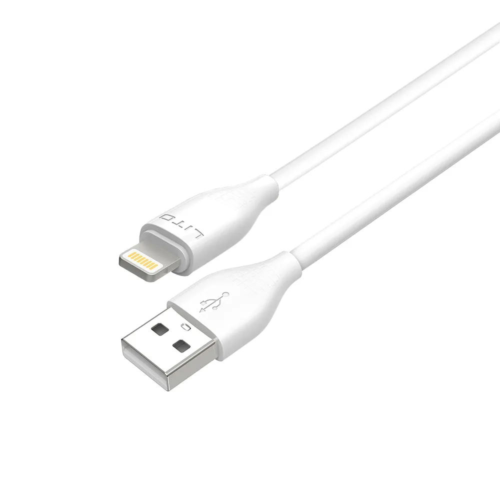 Cavo Dati e Ricarica USB-A - Lightning Lito LD03L, 18W, 1m, Bianco - immagine 1