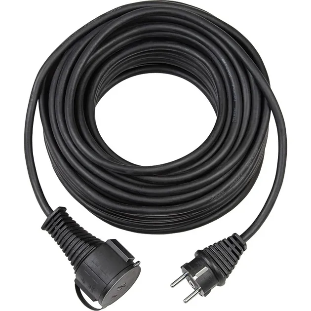 230V extension cable schuko male - shuko female, Cavo di prolunga - immagine 1