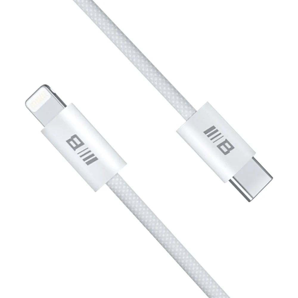 Cavo Dati e Ricarica USB-C - Lightning Blueo, 20W, 1.2m, Bianco - immagine 1