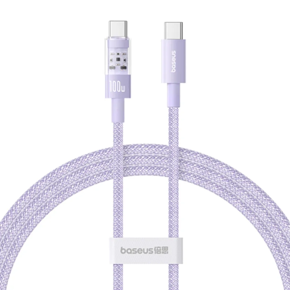 Cavo Dati e Ricarica USB-C - USB-C Baseus Gem, 100W, 1m, Viola P10373000511-00 - immagine 1
