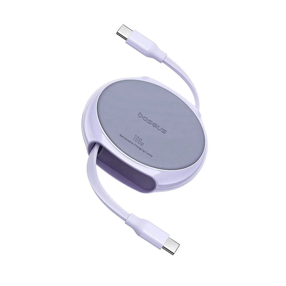 Cavo Dati e Ricarica USB-C - USB-C Baseus Pathfinder Retractable, 100W, 1m, Viola P10368400511-00 - immagine 1