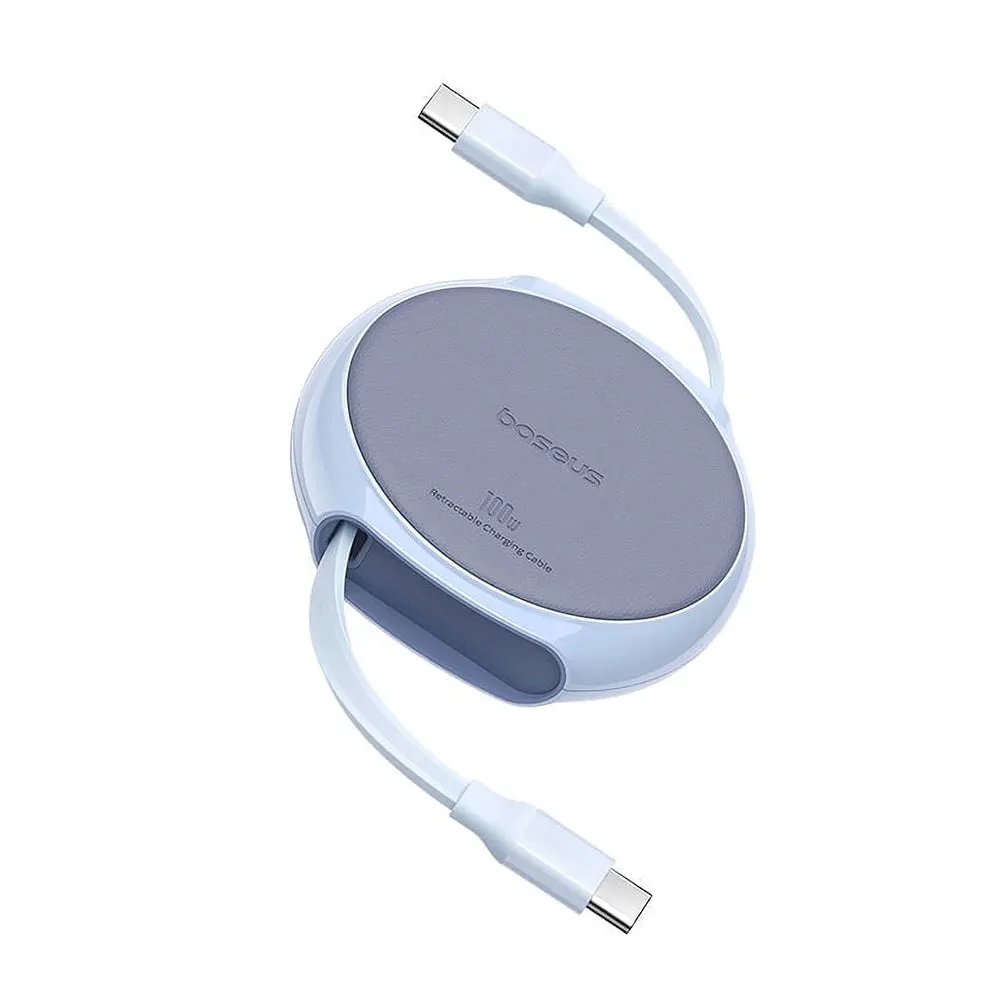 Cavo Dati e Ricarica USB-C - USB-C Baseus Pathfinder Retrattile, 100W, 1m, Blu P10368400311-00 - immagine 1