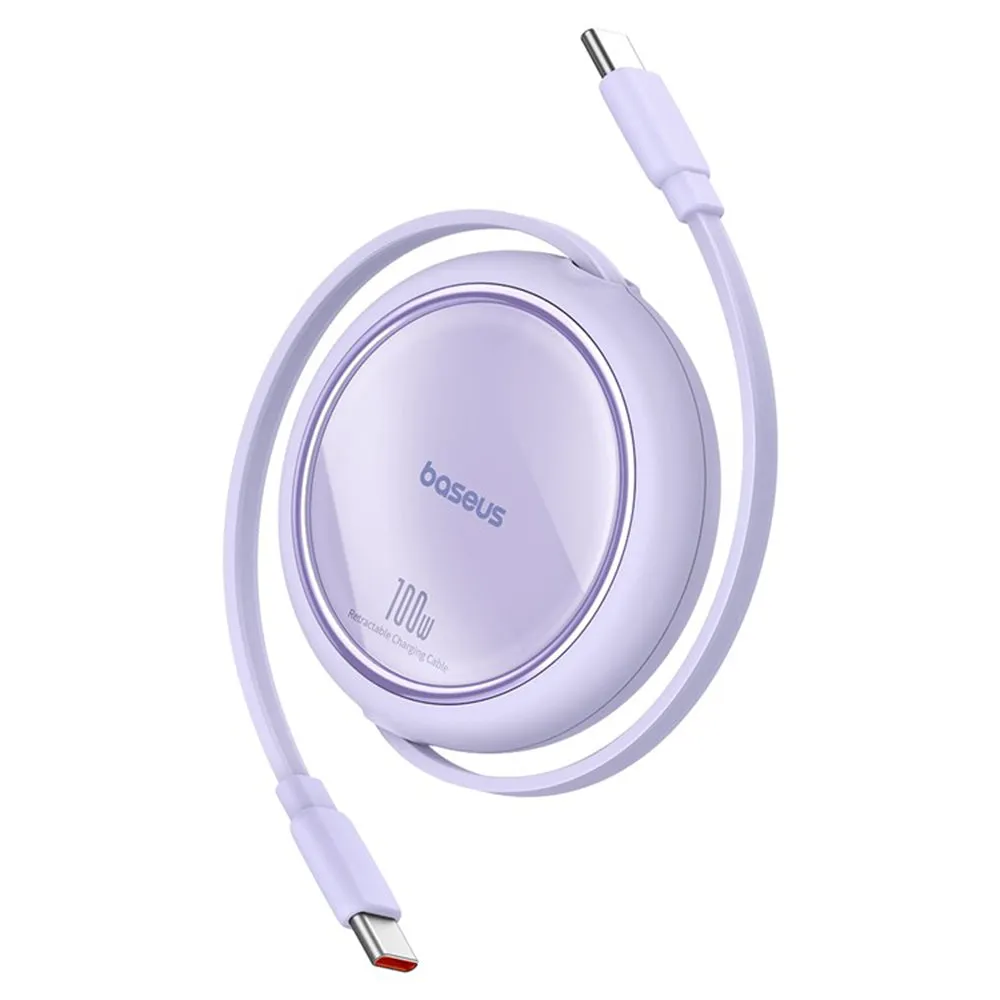 Cavo Dati e Ricarica USB-C - USB-C Baseus Free2Draw Mini Retrattile, 100W, 1m, Viola P10364500511-00 - immagine 1