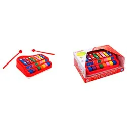 Xilopiano giocattolo 8 Note con bacchette VITAMINA G 05324 - immagine 1