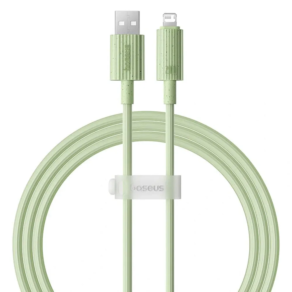 Cavo Dati e Ricarica USB-A - Lightning Baseus Habitat, 18W, 2m, Verde P10360200631-01 - immagine 1