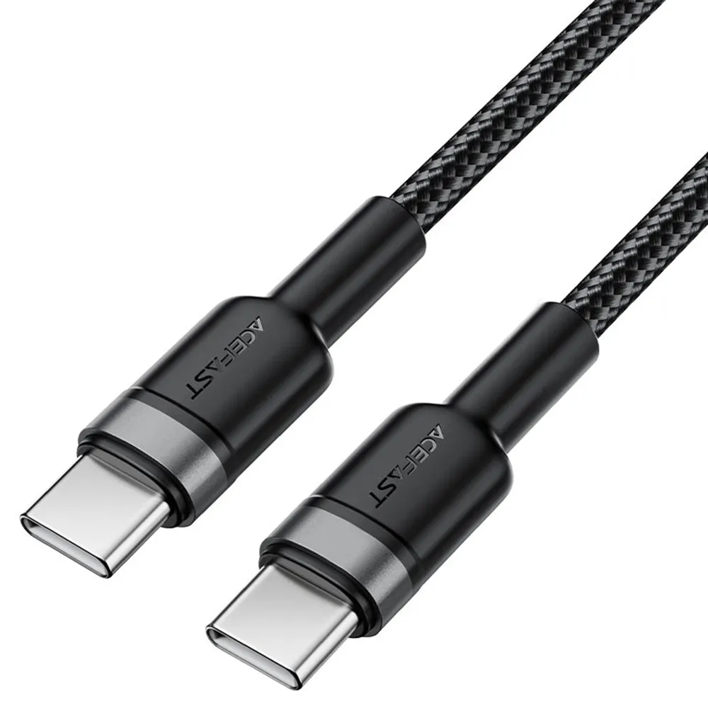Cavo Dati e Ricarica USB-C - USB-C Acefast C22-03, 60W, 1.2m, Nero - immagine 1