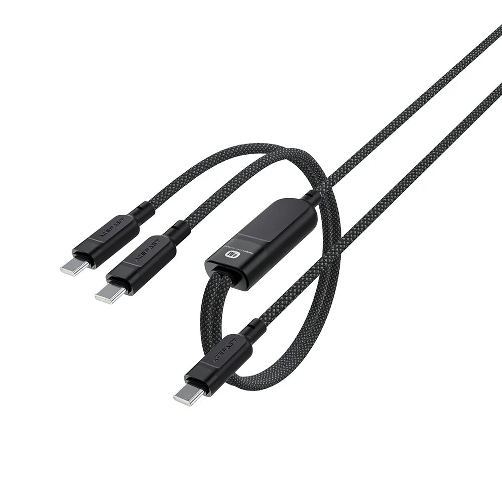 Cavo Dati e Ricarica USB-C - 2 x USB-C Acefast C5-11, 100W, 1.2m, Nero - immagine 1