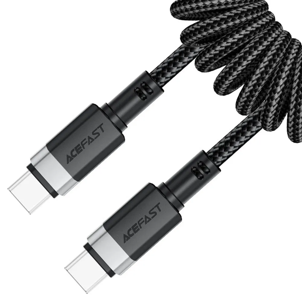 Cavo Dati e Ricarica USB-C - USB-C Acefast C14-03, 60W, 1.2m, Nero - immagine 1