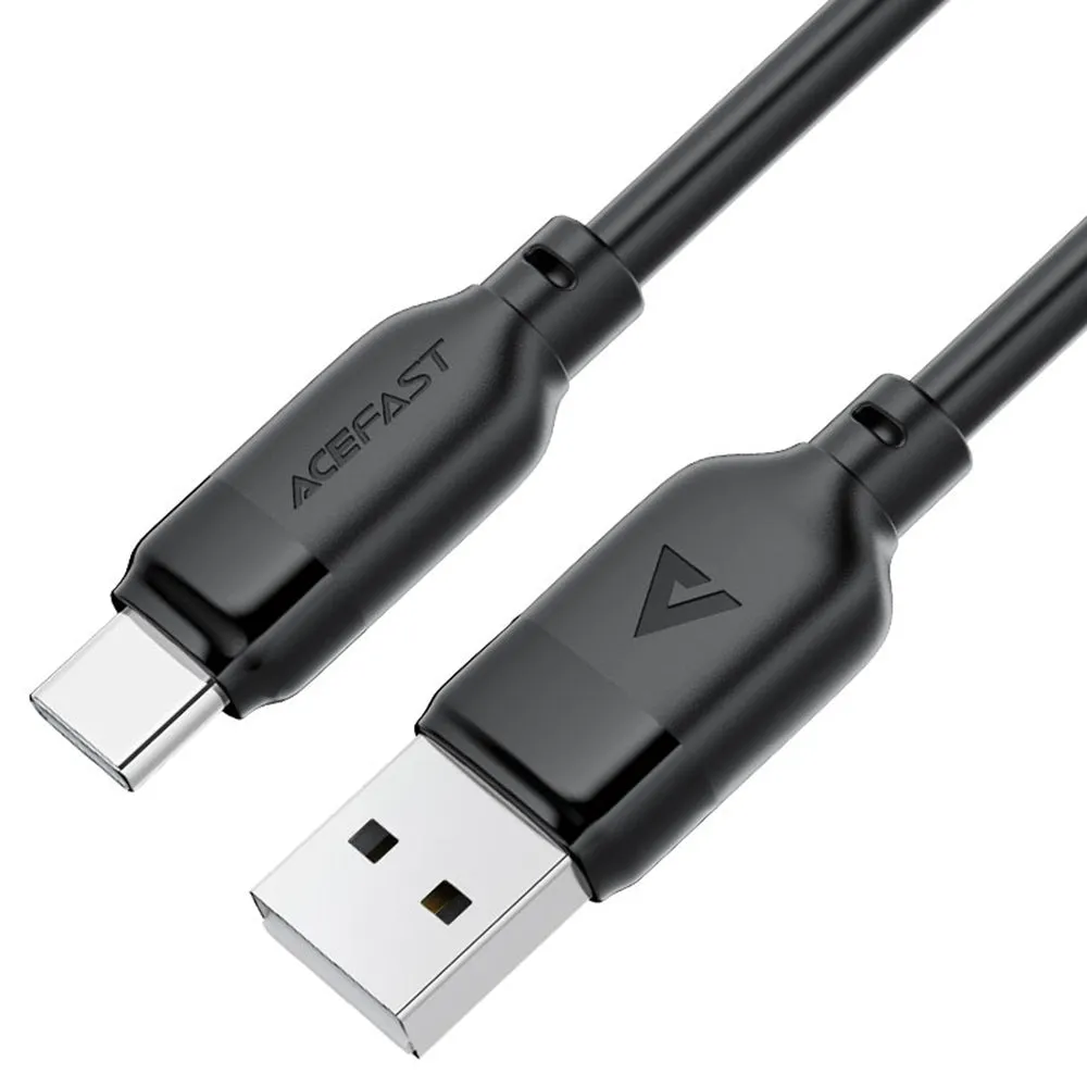Cavo Dati e Ricarica USB-A - USB-C Acefast C16-04, 18W, 1.2m, Nero - immagine 1