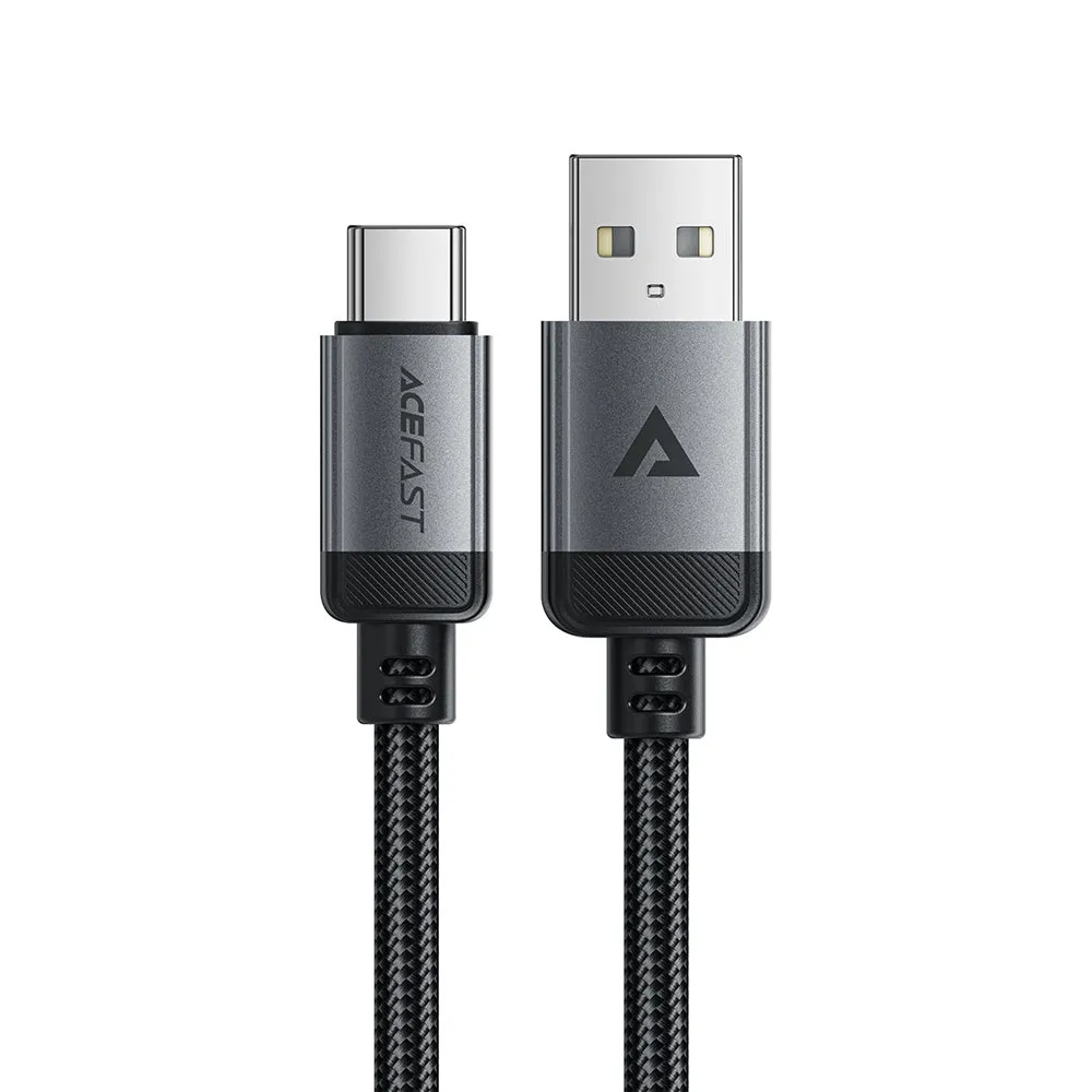 Cavo Dati e Ricarica USB-A - USB-C Acefast C20-04, 18W, 1.2m, Nero - immagine 1