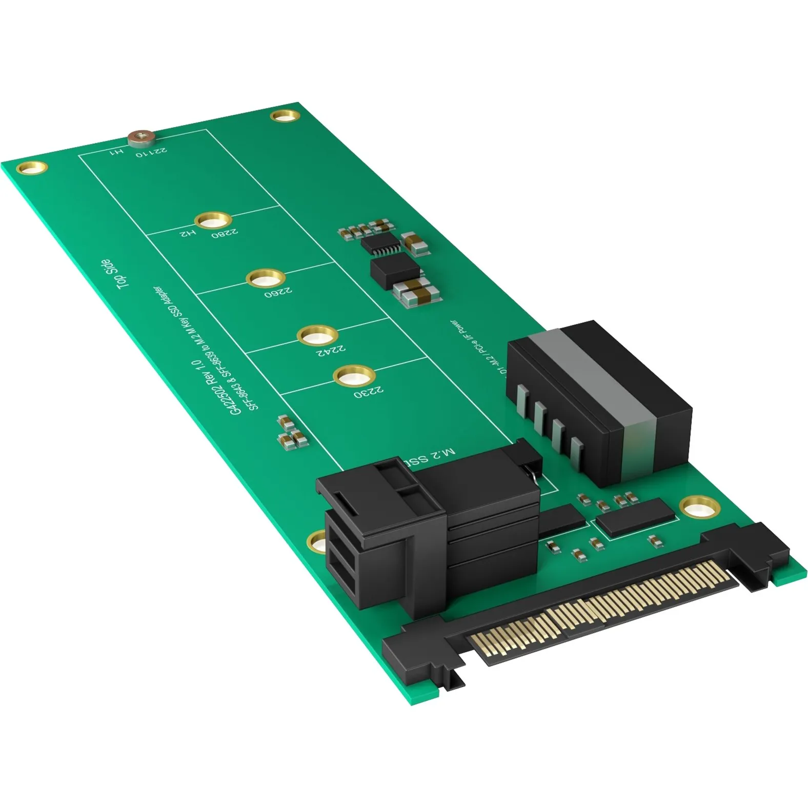 IB-M2B02 scheda di interfaccia e adattatore Interno M.2, Controller Serial ATA - immagine 1