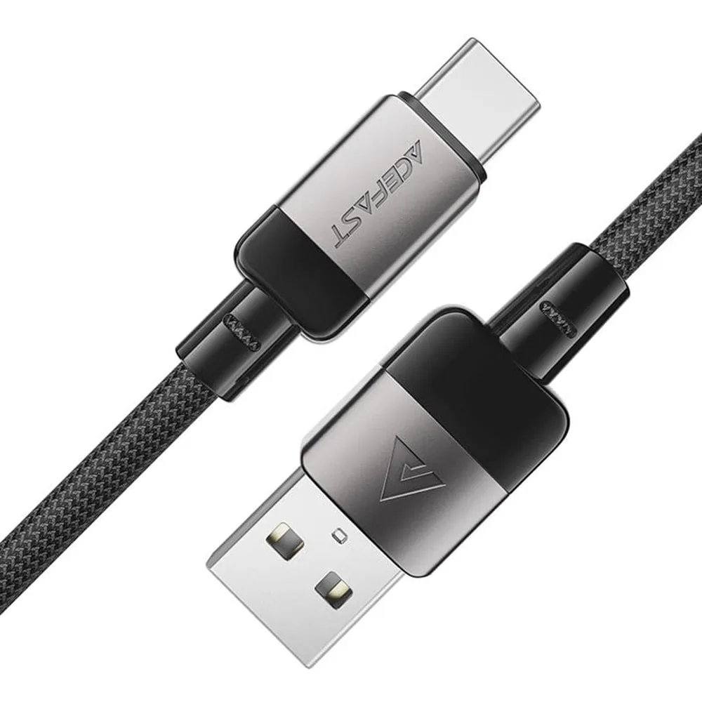 Cavo Dati e Ricarica USB-A - USB-C Acefast C9-04, 18W, 1.2m, Nero - immagine 1