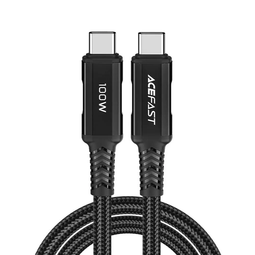 Cavo Dati e Ricarica USB-C - USB-C Acefast C4-03, 100W, 2m, Nero - immagine 1