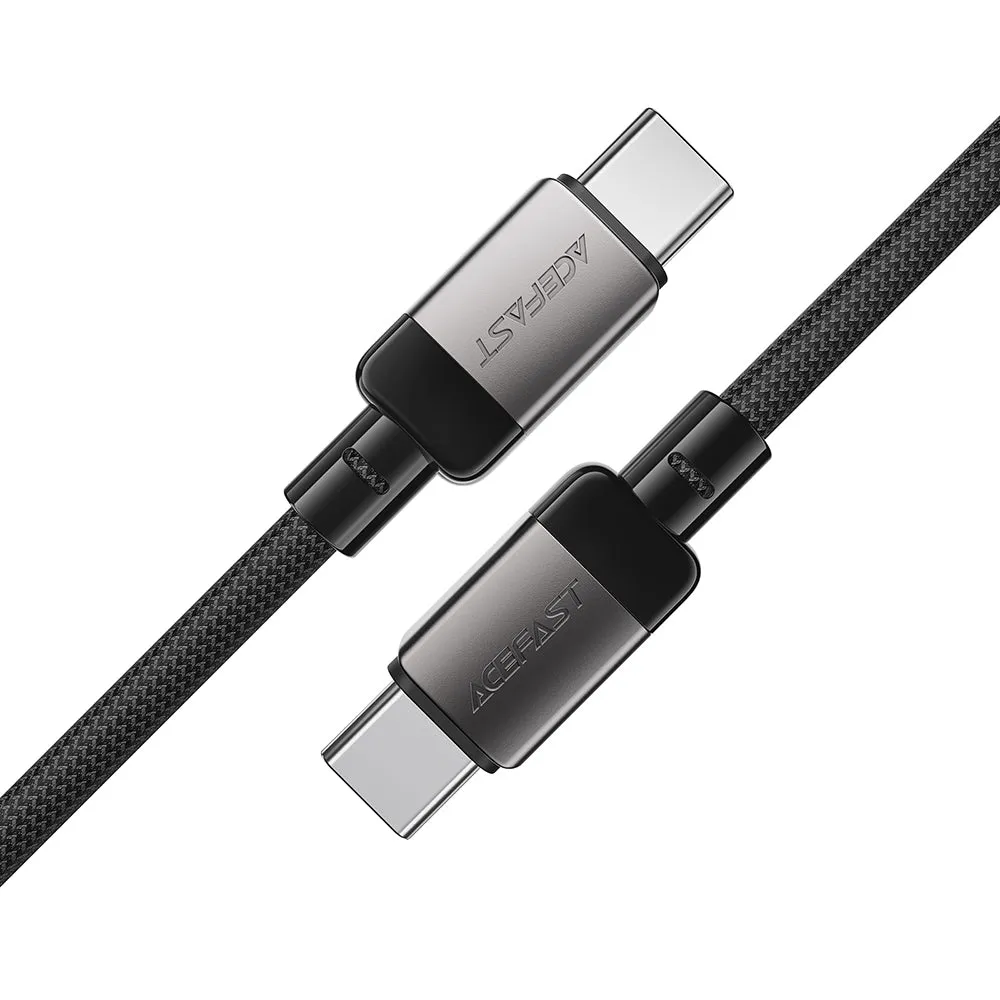 Cavo Dati e Ricarica USB-C - USB-C Acefast C9-03, 60W, 1.2m, Nero - immagine 1