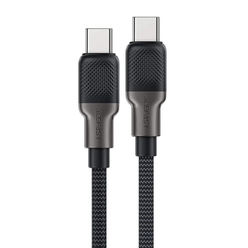 Cavo Dati e Ricarica USB-C - USB-C Acefast C10-03, 60W, 1.2m, Nero - immagine 1