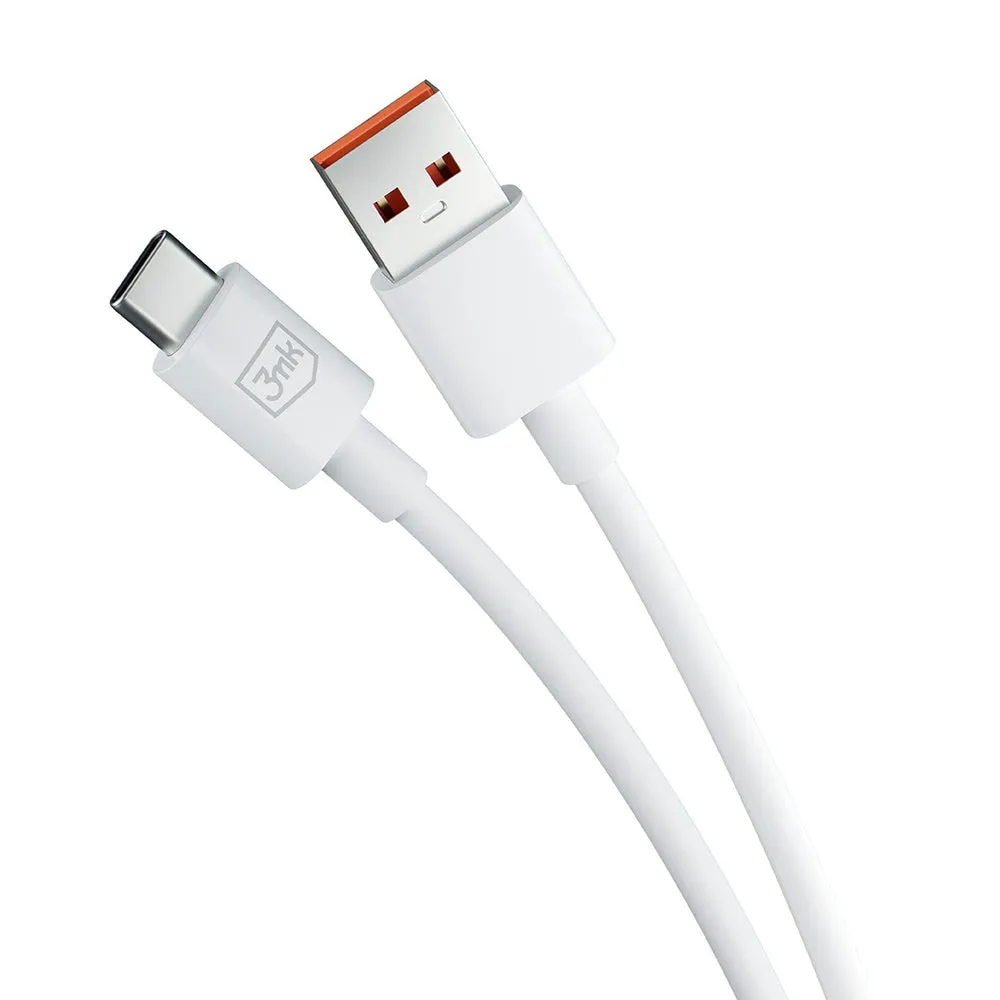 Cavo Dati e Ricarica USB-A - USB-C 3MK Hyper, 60W, 1.2m, Bianco - immagine 1