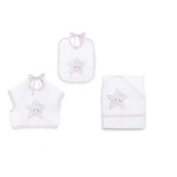 Set bavaglini 3 pz STAR Rosa 15 5020 201 - immagine 1