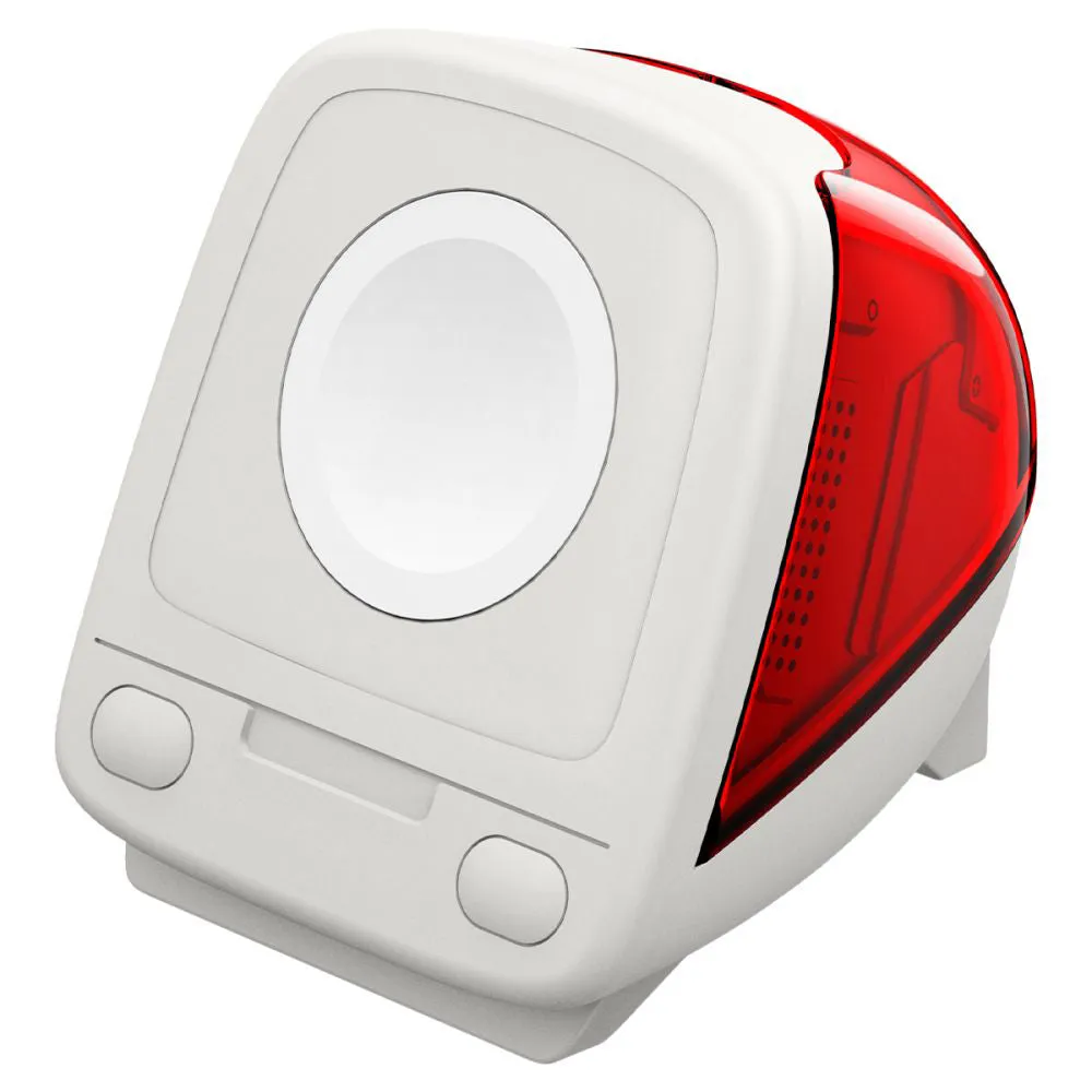 Supporto Spigen C1 Classic per Caricabatterie Wireless Apple Watch Series, Rosso AMP09341 - immagine 1