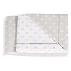 Set lenzuola lettino completo 3 pz POIS Tortora 020 1005 003 - immagine 1