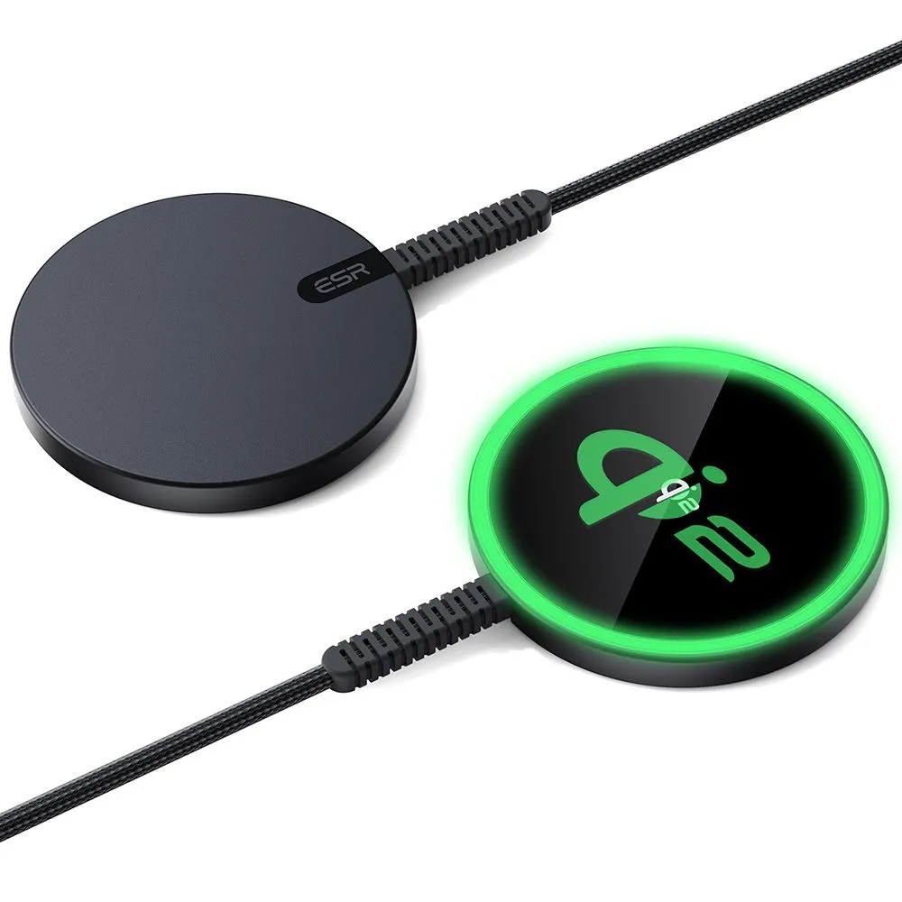 Caricabatterie Wireless ESR HaloLock, 15W, 1.67A, Nero - immagine 1