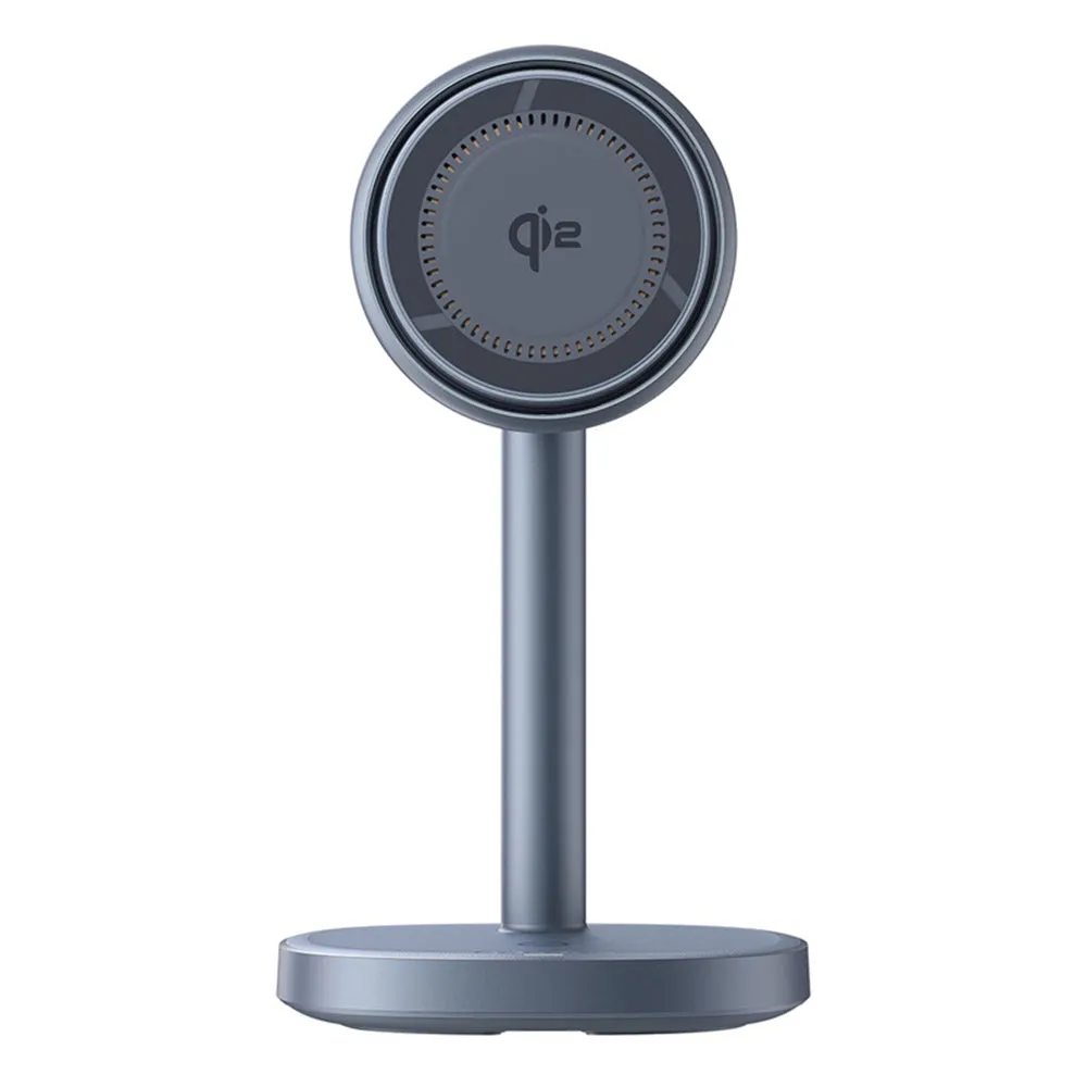 Caricabatterie Rete Wireless Baseus Orbit 2 Pro 2in1, 20W, 1.67A, Grigio P10273500813-00 - immagine 1