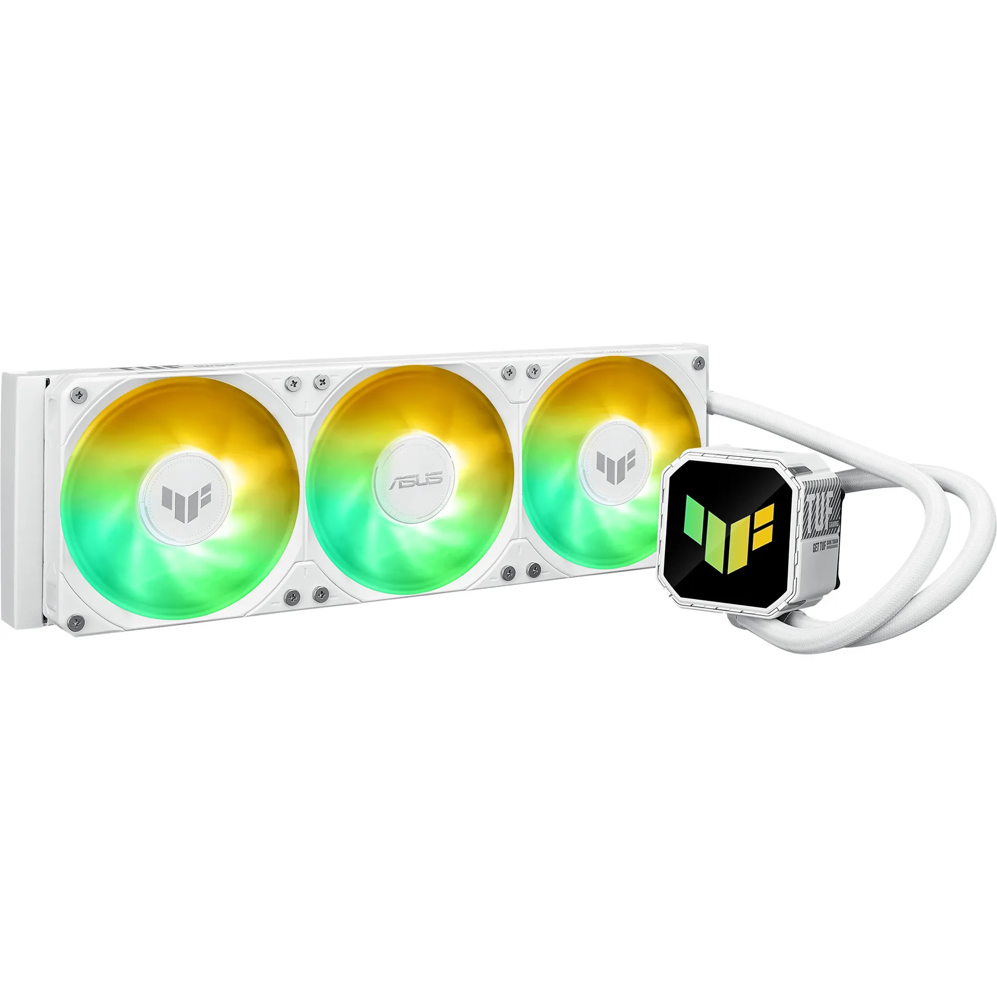 TUF Gaming LC III 360 ARGB White Edition Case per computer Raffreddatore di liquidi tutto in uno 12 cm Bianco, Raffreddamento ad acqua - immagine 1