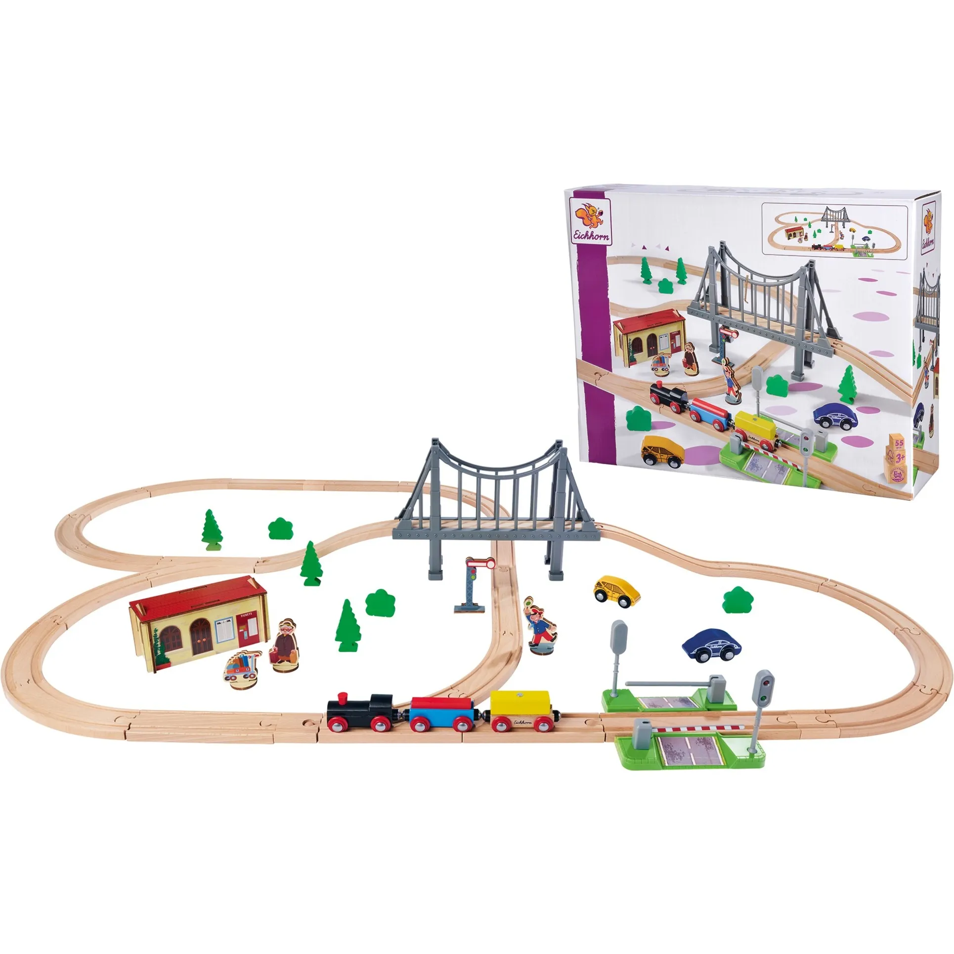 Set di binari con ponte, Ferrovia - immagine 1