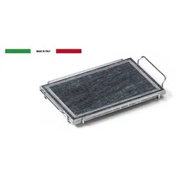Piastra ollare (38x25cm) con supporto pieghevole DS25 38 - immagine 1