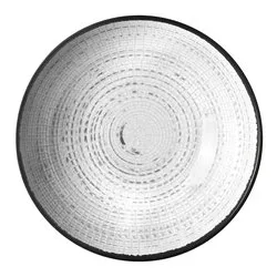 Piatto fondo melamina (21cm) TIVOLI Bianco e Grigio 0830026N C7X - immagine 1