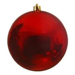 Pallina albero Natale (1pz-14cm) Polistirene Red 9022262 - immagine 1