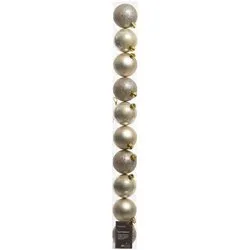Set palline albero Natale (10pz-6cm) Plastica Pearl 9020176 - immagine 1