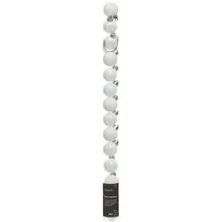 Set palline albero Natale (14pz-3cm) Plastica White iris 9020461 - immagine 1