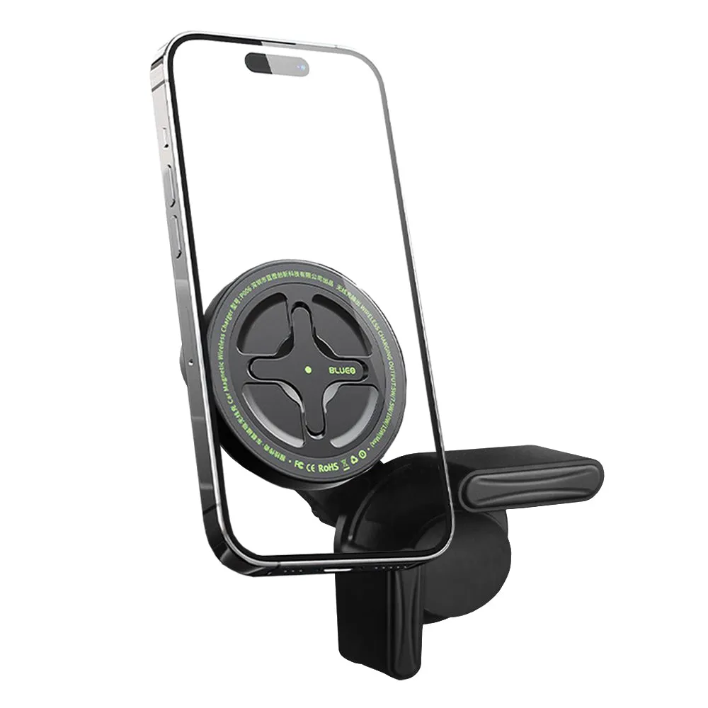 Caricabatterie Auto Wireless Blueo Ape Legend EV Car, 15W, 1.67A, Nero - immagine 1