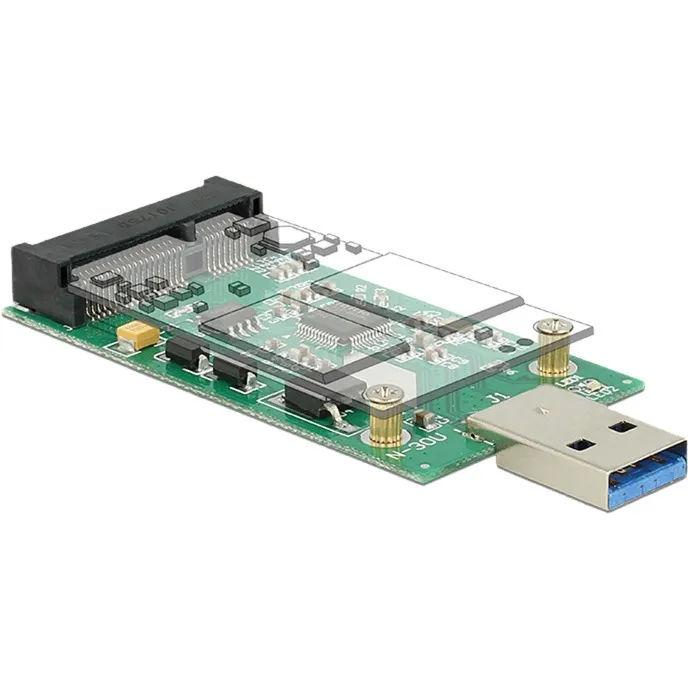 62681 scheda di interfaccia e adattatore mSATA, Convertitore - immagine 1