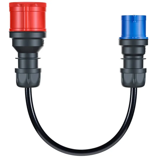 Adattatore per Gemini flex 11 kW, CEE rosso trifase 16A > CEE blu 16A - immagine 1