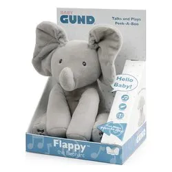 Peluche Flappy Elefantino Parlante (30,5cm) GUND 6054485 - immagine 1