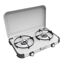 Fornello campeggio Camping Kitchen2 Manuale (2x2,2kW) 2000035521 - immagine 1