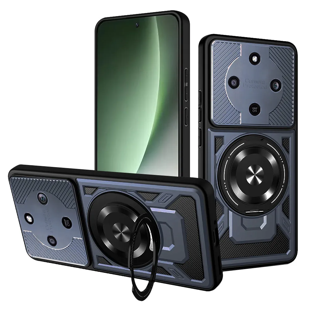Custodia per Honor Magic8 Lite, Techsuit, RuggedCam, Blu - immagine 1