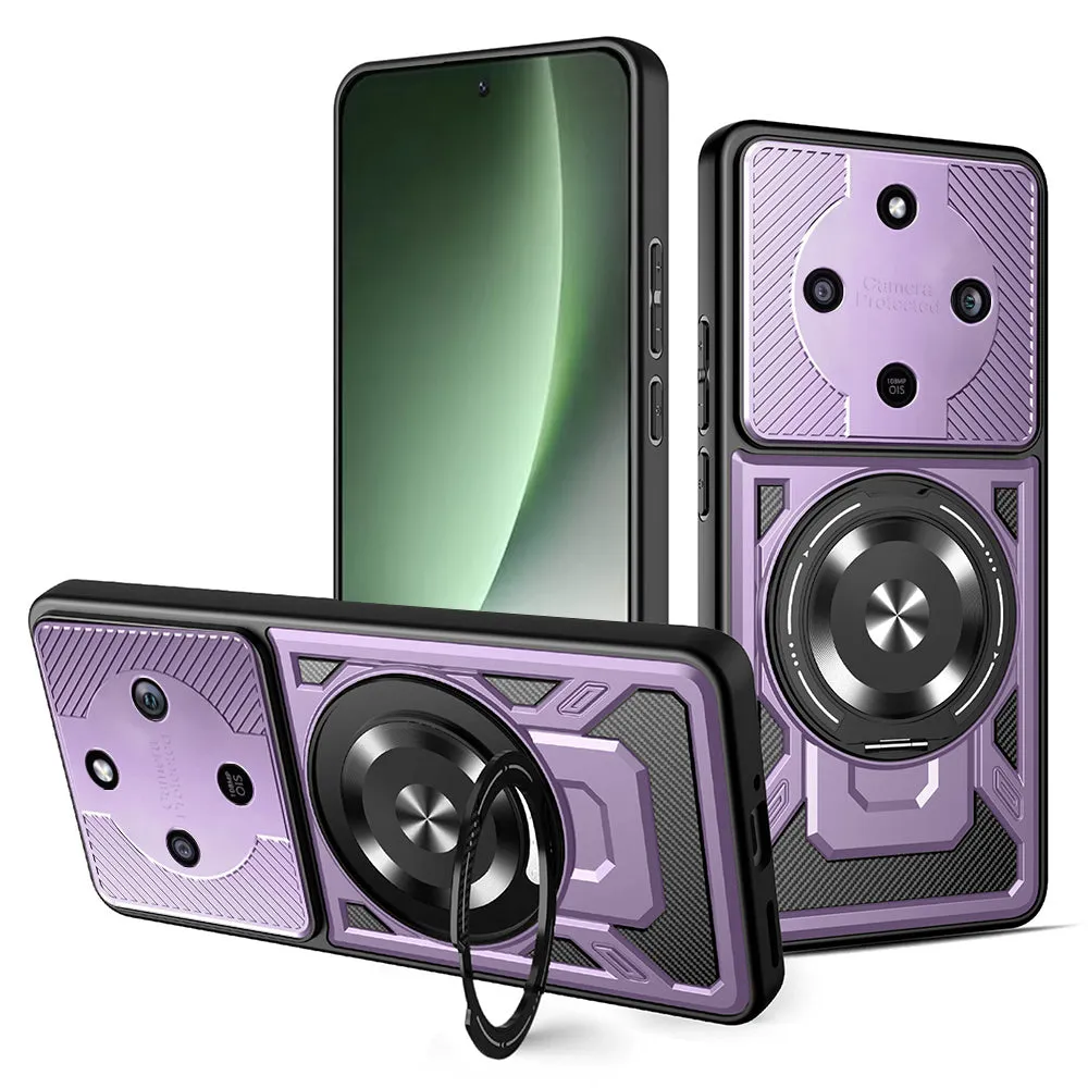 Custodia per Honor Magic8 Lite, Techsuit, RuggedCam, Viola - immagine 1