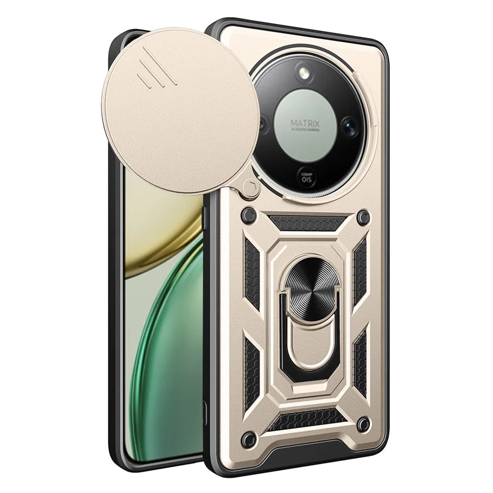 Custodia per Honor Magic8 Lite, Techsuit, CamShield, Dorata - immagine 1