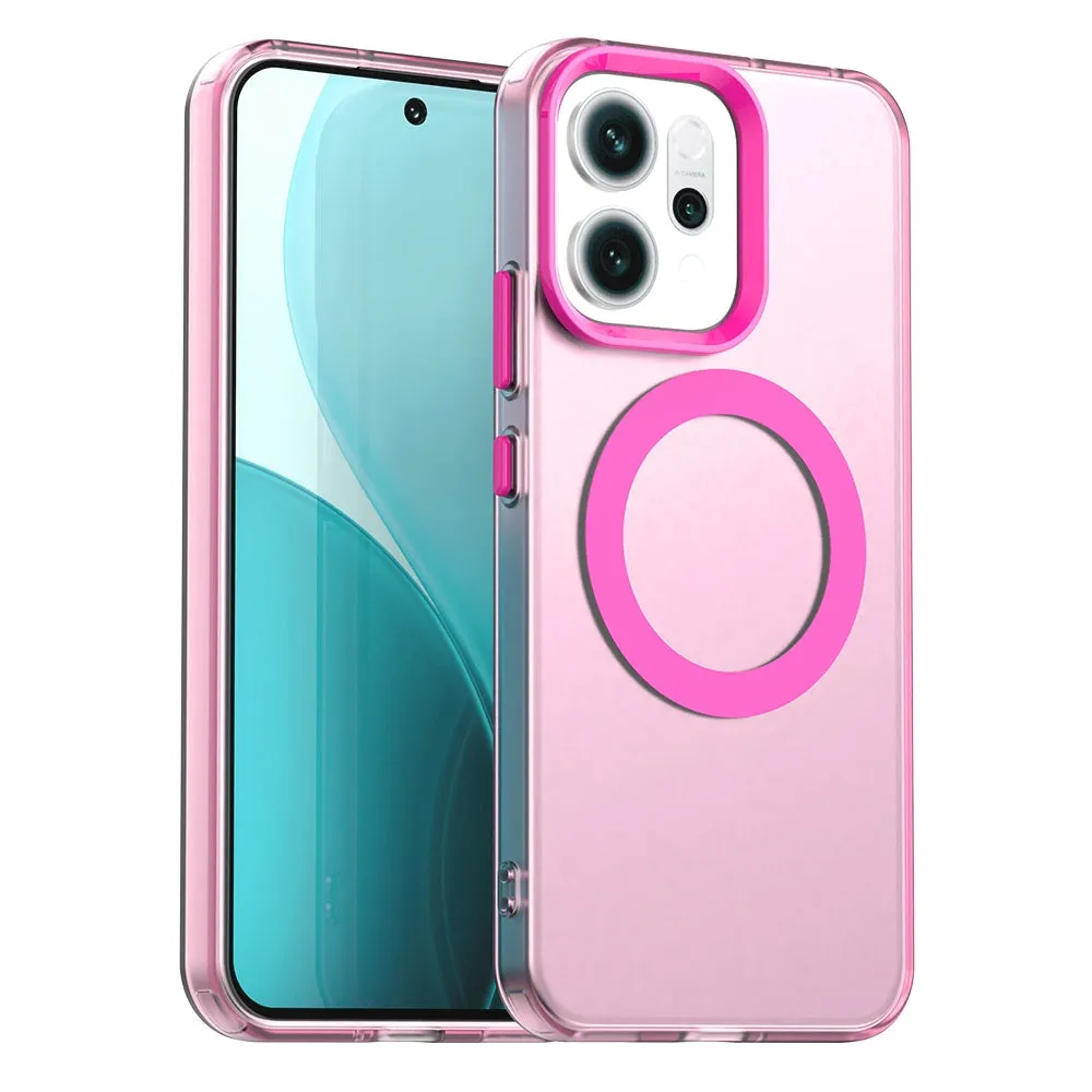 Custodia MagSafe per Oppo Reno14, Techsuit, CandyCase, Rosa - immagine 1