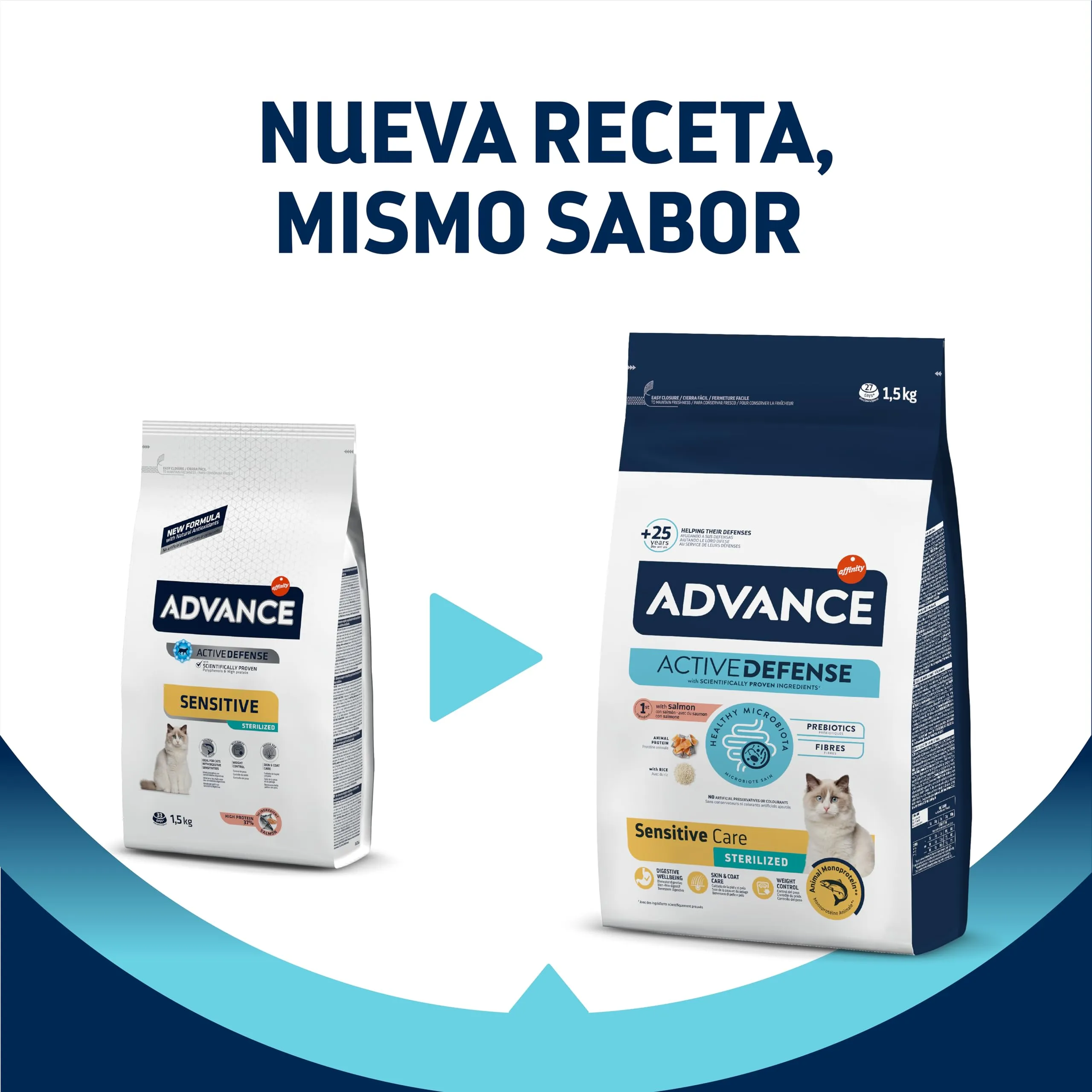 Advance Sensitive Sterilized - Cibo per Gatti Sterilizzati Adulti con Salmone - 1.5kg - immagine 4