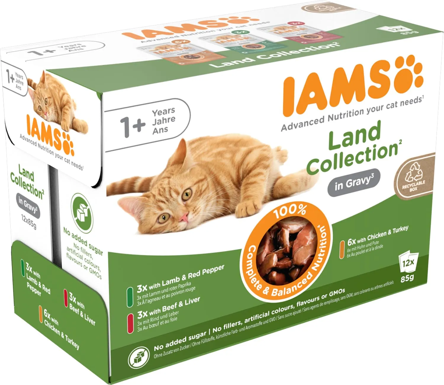 IAMS Delights Land Collection Cibo Umido per Gatti in Salsa, 12 x 85 g - immagine 7
