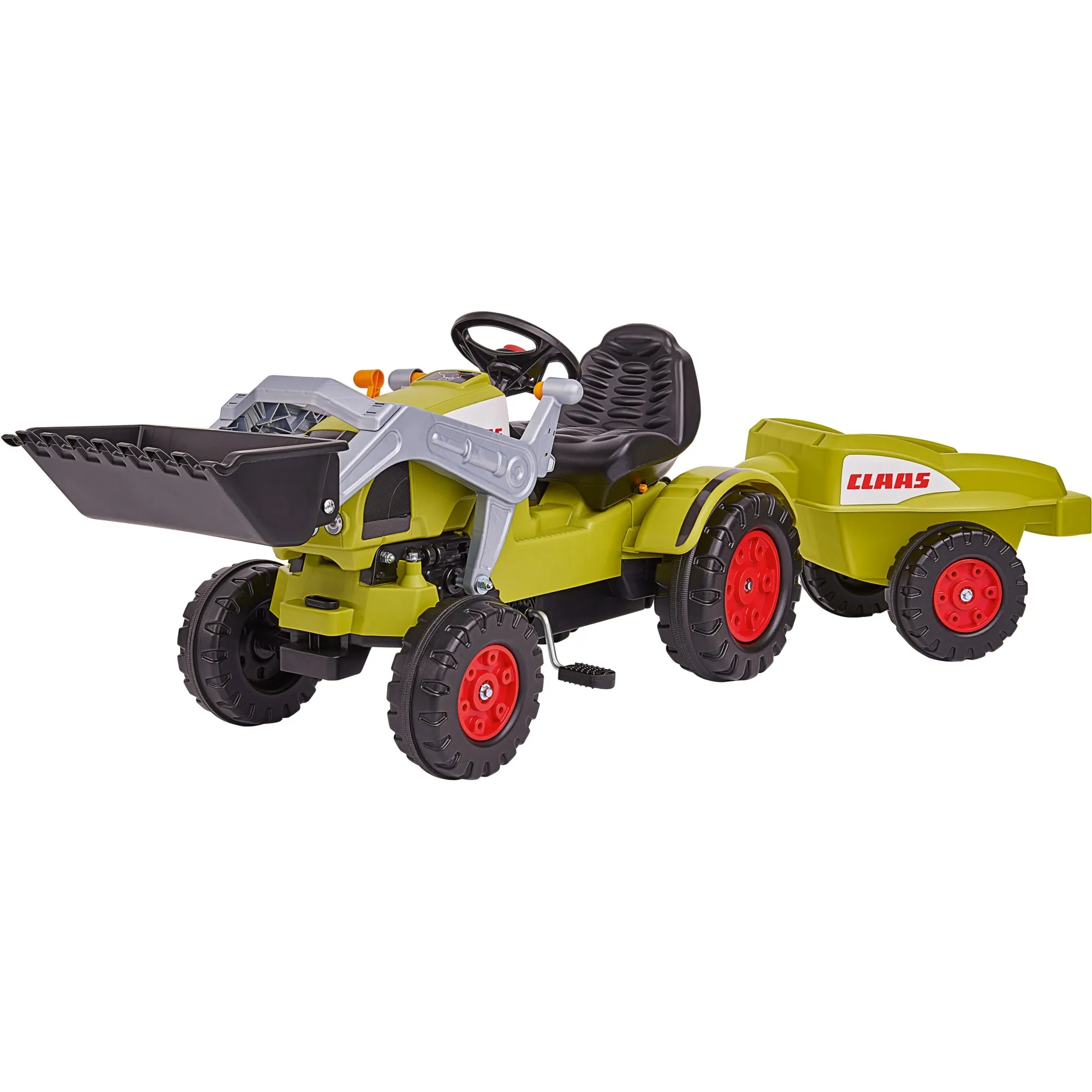 CLAAS Celtis Loader + Trailer Trattore cavalcabile, Veicolo per bambini - immagine 1
