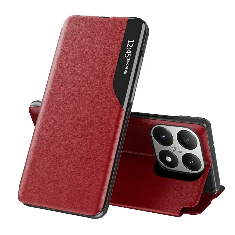 Custodia per Xiaomi 15T, Techsuit, eFold, Rossa - immagine 1
