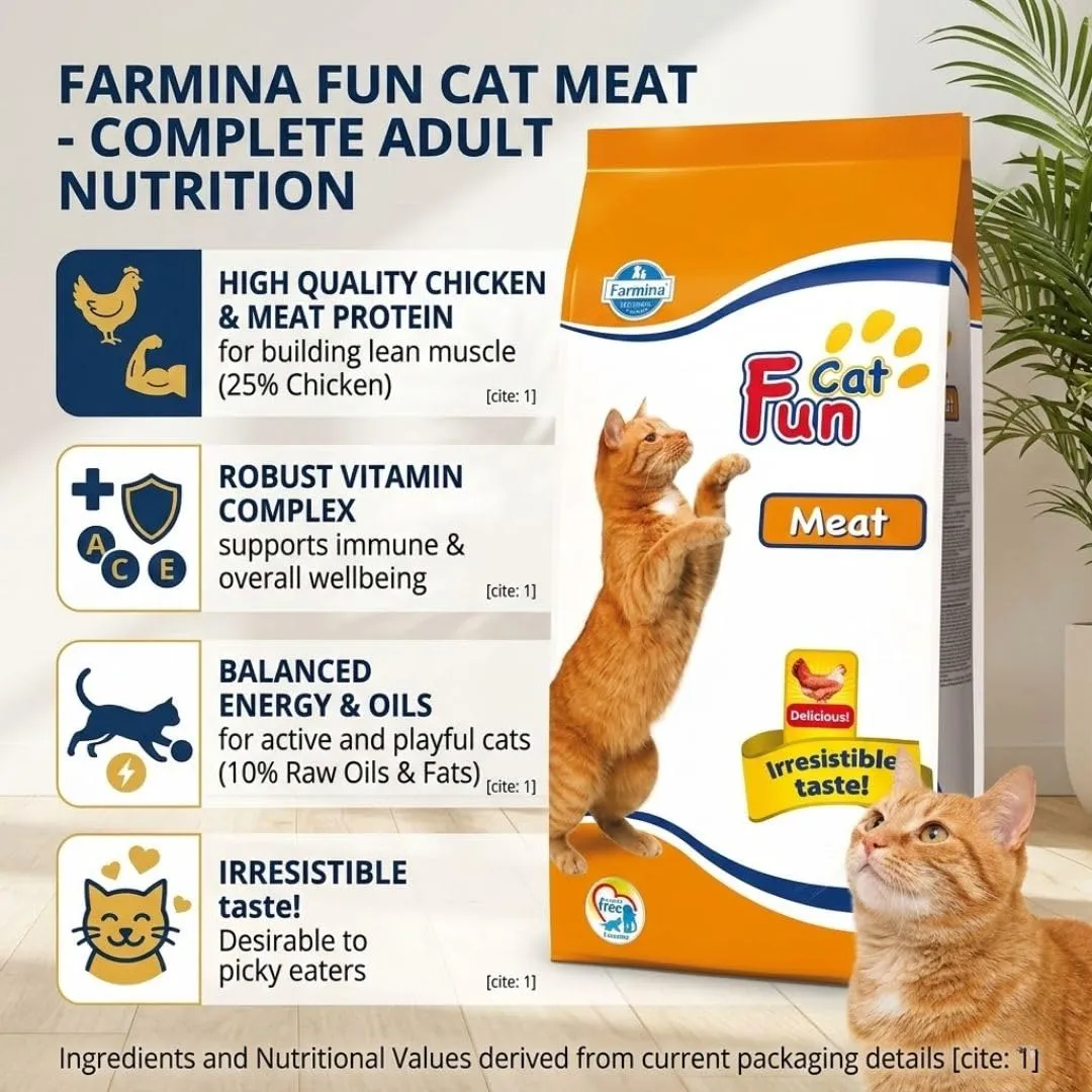 Farmina Fun Cat - Cibo Secco Per Gatti, Confezione Da 20 Kg - immagine 4