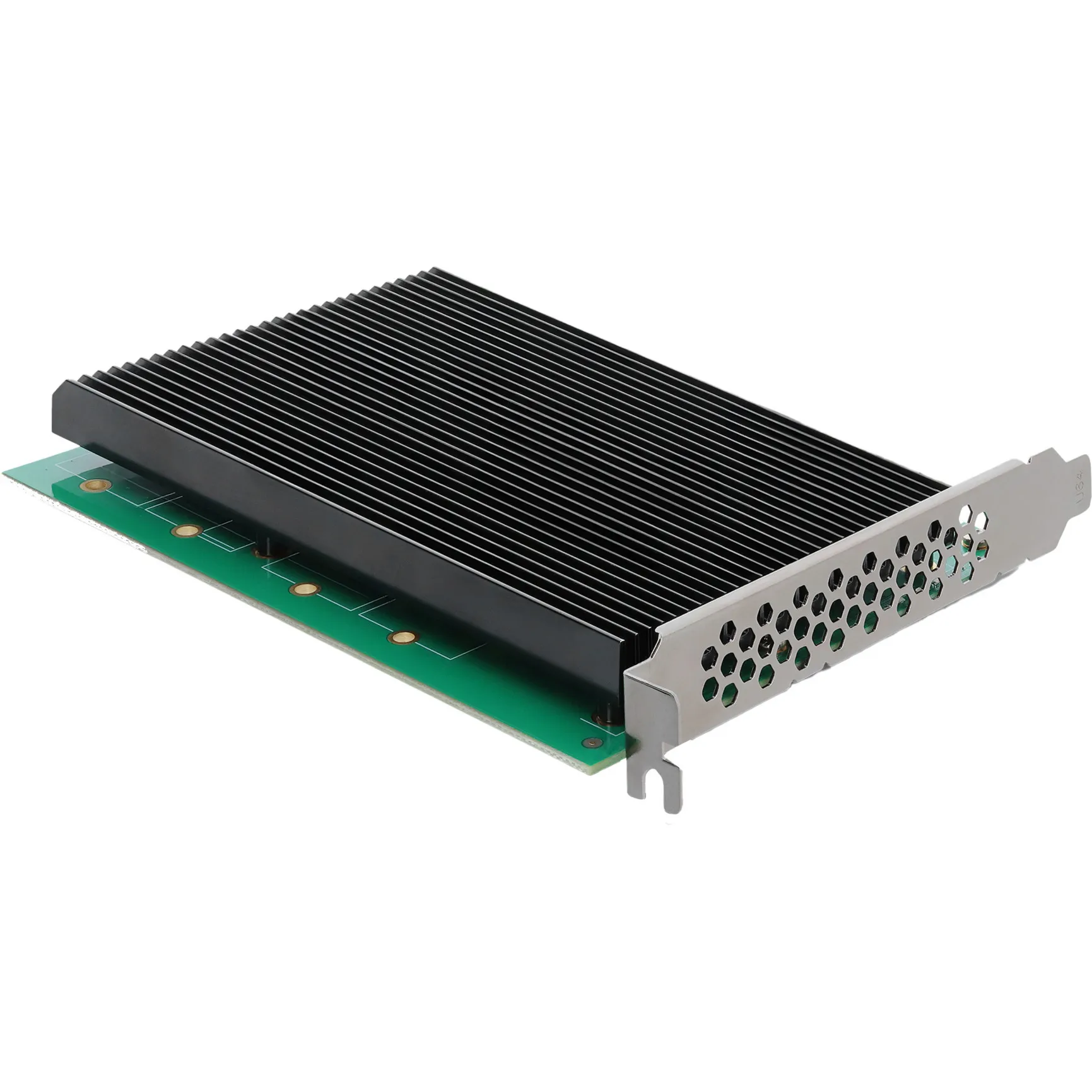 Scheda PCIe 5.0 x16 > 4x M.2 NVMe interni + dissipatore, Scheda di interfaccia - immagine 1